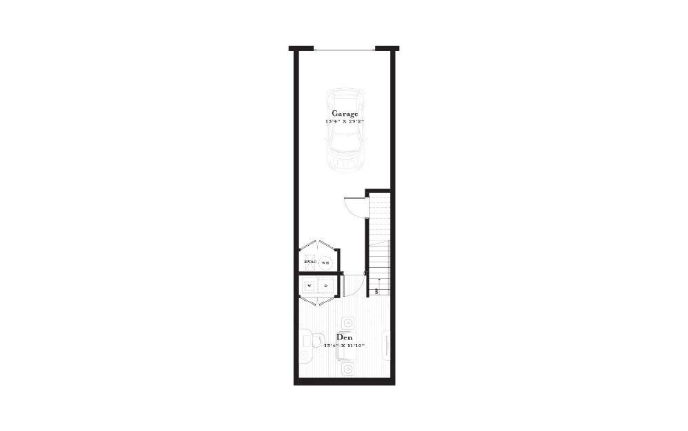 Tisbury - 3 bedroom floorplan layout with 2.5 bathrooms and 2572 square feet (Floor 1)