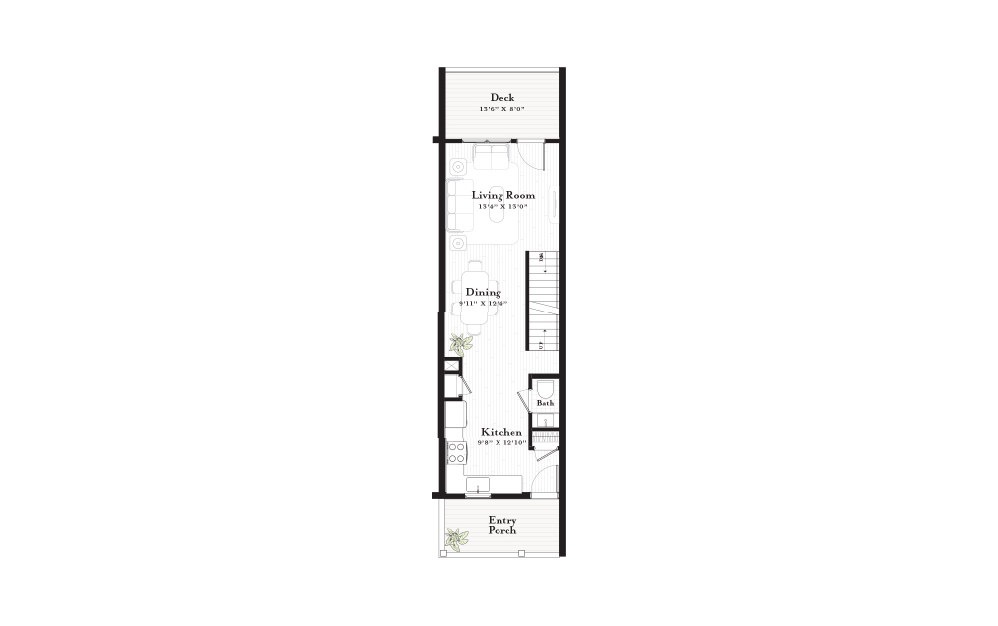 Tisbury - 3 bedroom floorplan layout with 2.5 baths and 2572 square feet. (Floor 2)