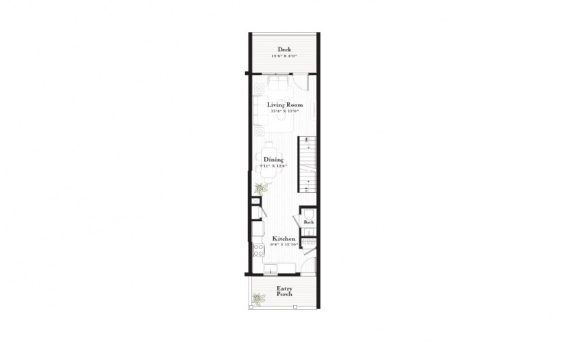 Tisbury - 3 bedroom floorplan layout with 2.5 bathrooms and 2572 square feet