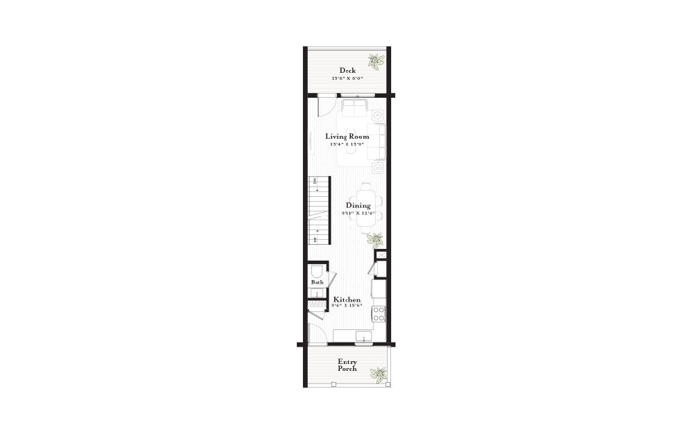 Wellfleet - 2 bedroom floorplan layout with 2.5 bathrooms and 2203 square feet (Floor 2)