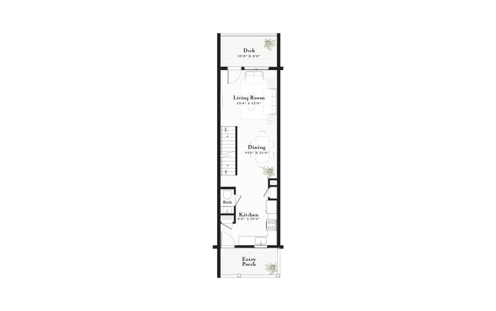 Wellfleet - 2 bedroom floorplan layout with 2.5 baths and 2203 square feet. (Floor 2)
